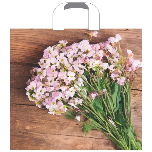 Пакет ПЭ с петлевой ручкой 38x34+3см (70) (Мгновение) Артпласт (х50/500) (500 шт.)