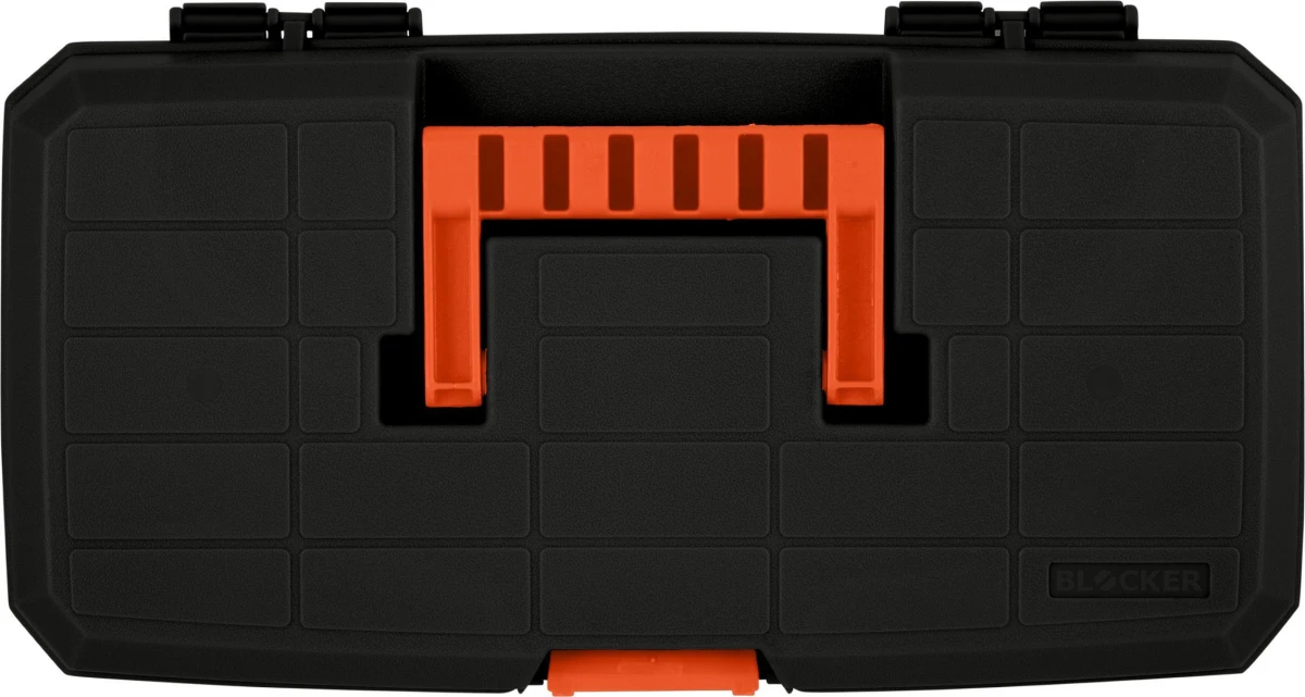 Ящик для инструментов Blocker Техник 12" черный/оранжевый (8 шт.)