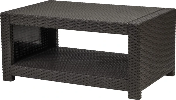 Стол низкий Decorona ДеРотанг 920х585х433 мм теплый орех