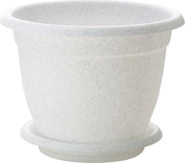 Горшок для цветов InGreen Афродита D210 mm, 2,9л с подставкой №4 мраморный (40 шт.)