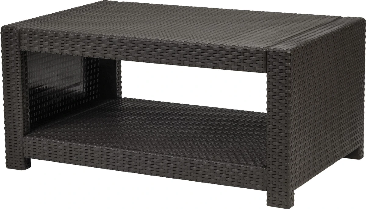 Стол низкий Decorona ДеРотанг 920х585х433 мм теплый орех