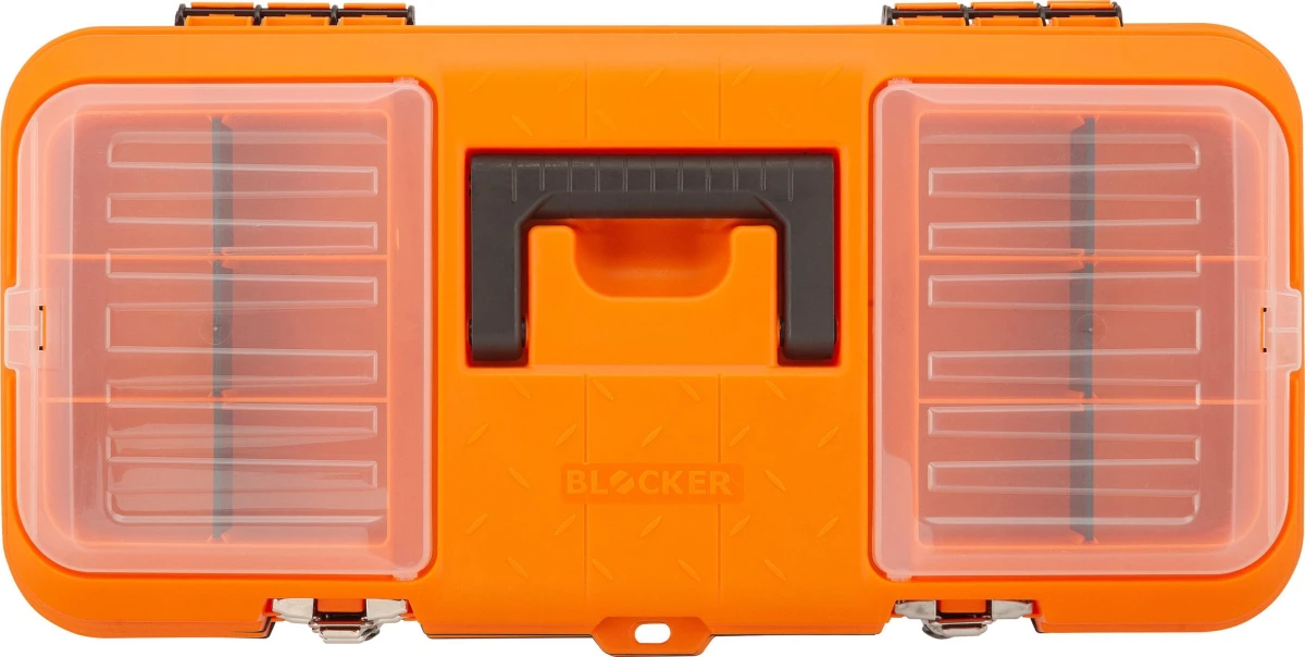 Ящик для инструментов Blocker Эксперт 22" с металлическими замками черный/оранжевый (7 шт.)
