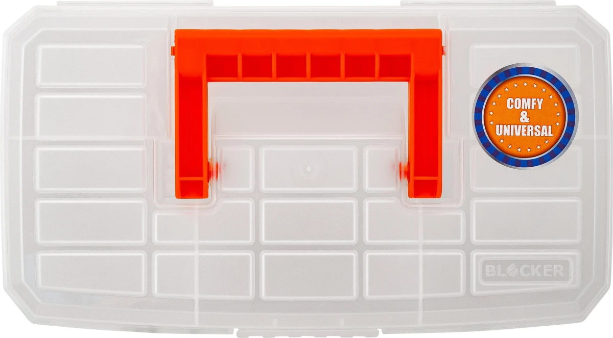 Бокс для хранения Blocker Техник 9" прозрачный (12 шт.)